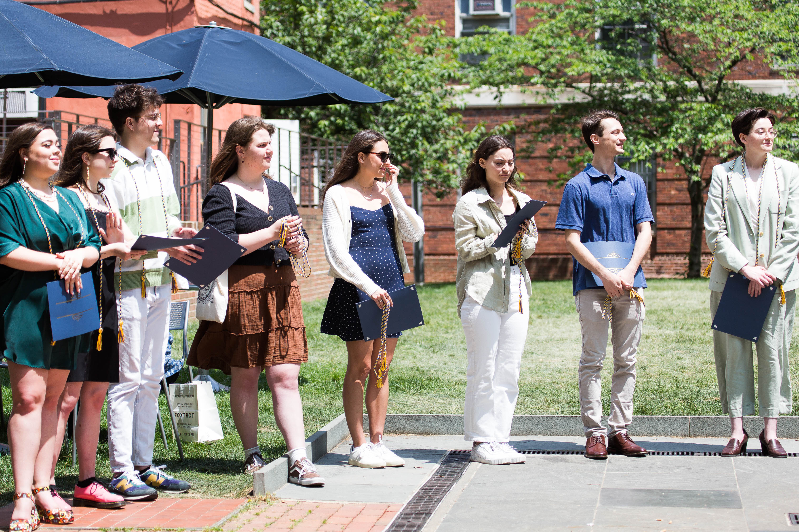 Group photo from GW American Studies 2023 Graduation Celebration in Square 80