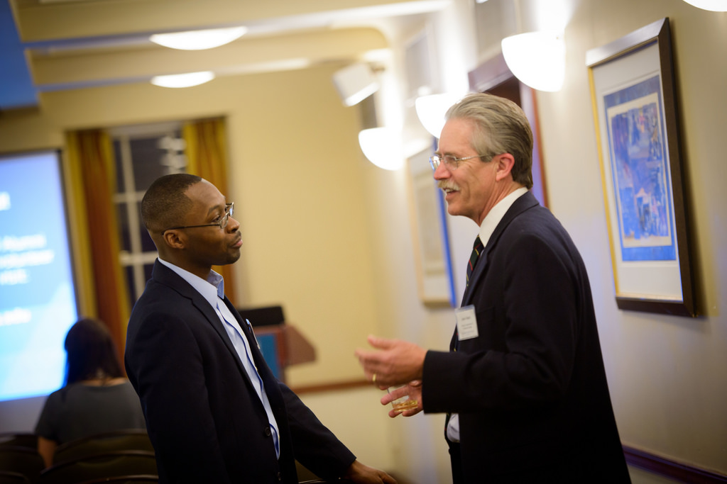 John Vlach at the reception launching the Horton-Vlach Fund for American Studies