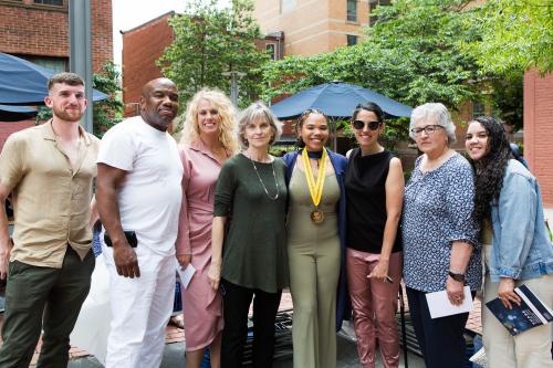 Group photo from GW American Studies 2023 Graduation Celebration